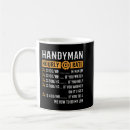 Search for funny handyman mugs Hourly