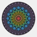 Search for mandalas stickers Psychedelic