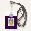 Search for purple id badges Standard