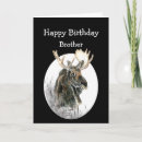 Search for moose birthday cards Watercolor