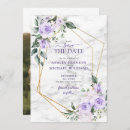 Search for purple and gold save the date postcards Marble