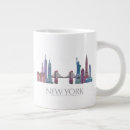 Search for new york skyline coffee mugs Silly
