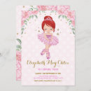 Search for ballerina 1st birthday invitations Princess