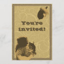 Search for nut with squirrel invitations Cute