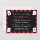 Search for poker night invitations Party