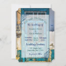 Search for rustic teal wedding invitations Bohemian