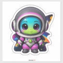 Search for purple alien stickers Ufo