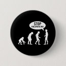 Search for evolution round badges Charles darwin