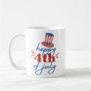 Search for july 4th mugs Red white blue