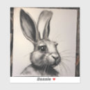Search for black and white rabbit stickers Happy easter