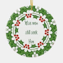 Search for wise men christmas tree decorations Christian