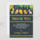 Search for safari baby shower thank you cards Lion