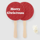 Search for christmas hand fans White