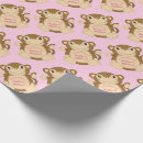 Search for cute jungle animals wrapping paper Girl