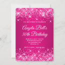 Search for hot pink 30th birthday invitations Elegant
