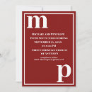 Search for garnet invitations Minimalist