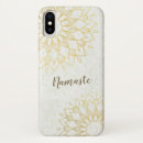 Search for yoga namaste iphone cases Gold