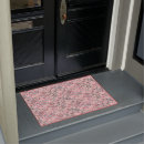 Search for pink floral doormats Feminine