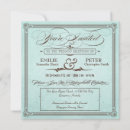 Search for pale brown invitations Vintage