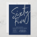 Search for 65th birthday invitations Sixty five