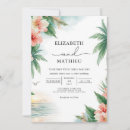Search for tropical foliage wedding invitations Destination