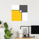 Search for yellow grey white posters Geometric