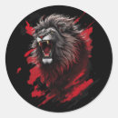 Search for black lion stickers Big cats