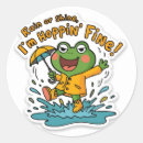 Search for funny frog stickers Froggy