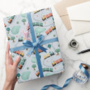 Search for train birthday wrapping paper Modern