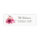 Search for blush floral return address labels Autumn