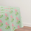 Search for pink and green tablecloths Flowers