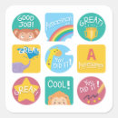 Search for great work stickers Praise