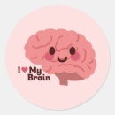 Search for cute brain stickers Kawaii