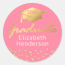 Search for pink glitter graduation stickers Girly