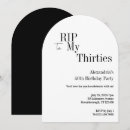Search for 1930s party invitations Black and white
