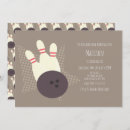 Search for bowling pins invitations Modern