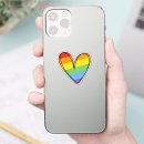 Search for gay pride party stickers Rainbow heart