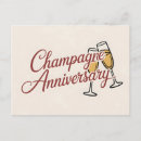 Search for champagne flutes postcards Anniversary