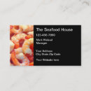 Search for seafood restaurants business cards Cooking