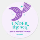 Search for mermaid under the sea stickers Girl