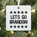 Search for lets go brandon christmas tree decorations Humour