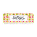 Search for popsicle return address labels Ice cream