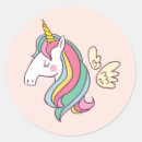 Search for cute rainbow unicorn stickers Unicorn birthday party