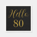 Search for 80th birthday napkins Modern