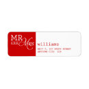 Search for mr and mrs return address labels Thank you