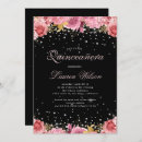 Search for bling quinceanera invitations Quinceañera