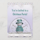 Search for snowglobe invitations Snowman