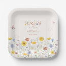 Search for wildflower paper plates Watercolor