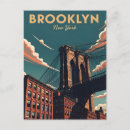 Search for retro brooklyn bridge postcards Manhattan