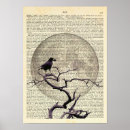 Search for gothic raven art Moon